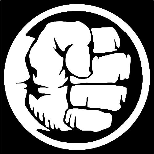 Hulk Fist Vinyl Decal Window Sticker Marvel Comics - Foto 11 di 27