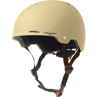 Triple 8 Gotham mit EPS Helm Creme Gummi L/XL
