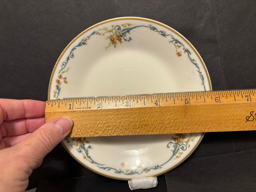 Haviland Limoges, Porcelain Condensed Milk Jam Jelly Container, Roses & Scrolls - Picture 11 of 14