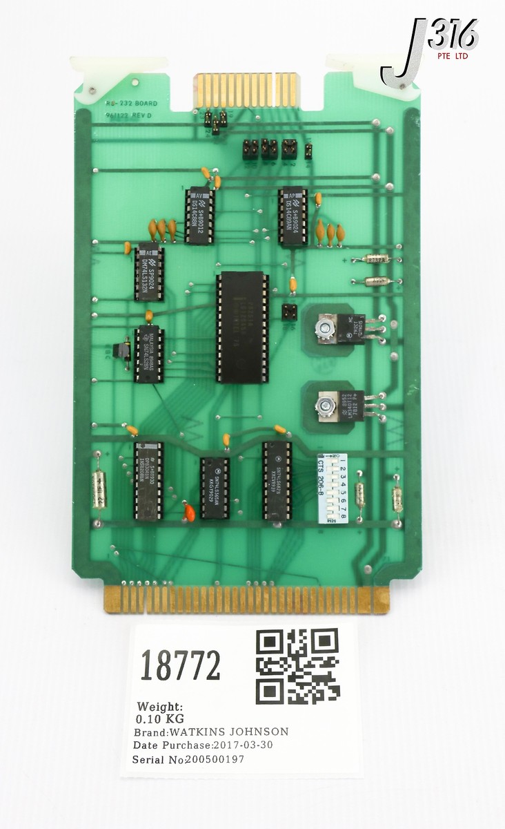 その他 No 18772 WATKINS JOHNSON PCB, RS-232 BOARD 961122 | eBay