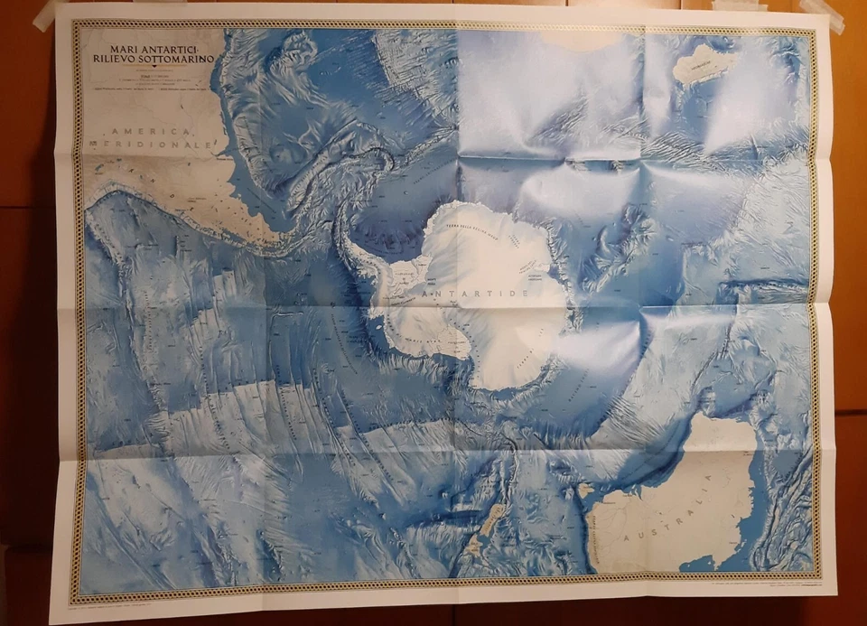 Mappe morfologia Oceani (fronte e retro) - National Geographic (2001) - Immagine 3 di 4