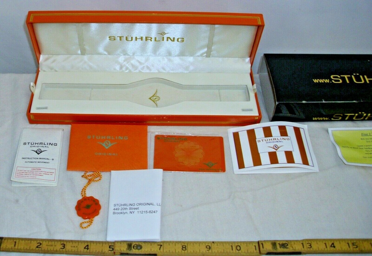 Stuhrling women’s orange watch - new with box Stührling Bracelet Watch Box | Stührling main image 4