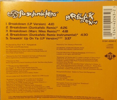 Fu-Schnickens : Breakdown 5 Track Single - Audio CD 12414224323| eBay