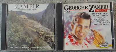 Zamfir - Lonely Shepherd & Georghe Zamfir - Panflute - Lot of 2 CD's