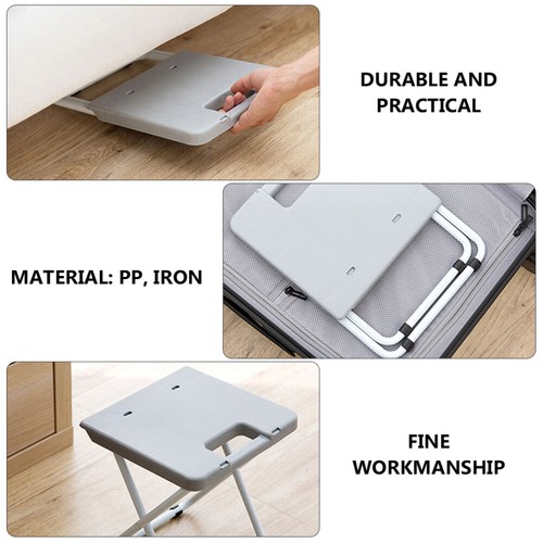 Light Folding Stool Small Backpacking Chair Outdoor Foldable Stool - Picture 2 of 12