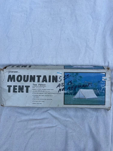 Vintage 2-Man Backpacking Tent New In The Box FREE SHIPPING