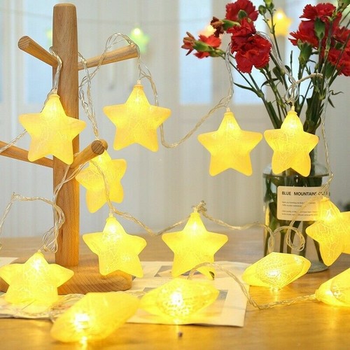 LED Star Lights String Lamp Fairy Wedding Christmas Tree Party Crafts Home Decor - Picture 11 of 12