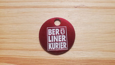 Einkaufswagen Chips - EKW - Korbchip - Berliner Kurier - Zeitung Metall Chip #2