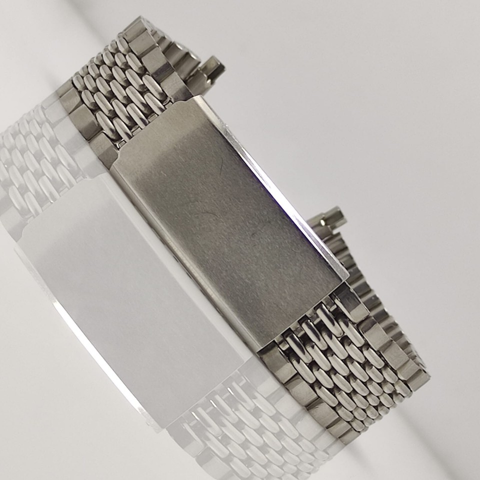 16 MM to 22 MM Beads of Rice Stainless Steel Bracelet Adjustable