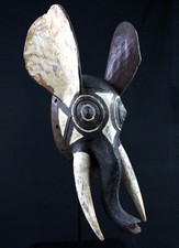 African Tribal Art - Gurunsi Elephant Mask - 51 Cms