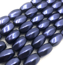 MAGNETIC HEMATITE BRACELET JEWELRY BEADS PEARLIZED LAVENDER TWIST 8X12 P29C
