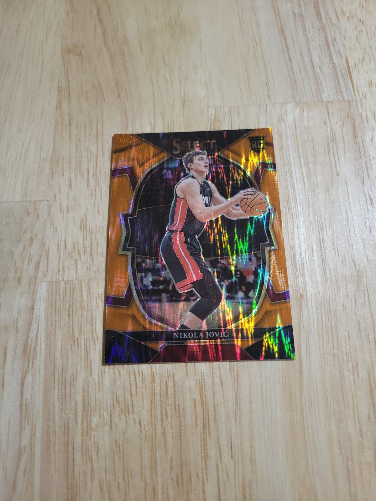 2022-23 Select NIKOLA JOVIC Orange Flash Prizm #91 Concourse Rookie RC SP Heat
