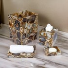 Set 4 pcs Agate Gemstone Bathroom Accessories Set Luxury New Home Improvment set