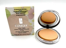 New in Box! Clinique Stay-Matte Sheer Pressed Powder Oil Free ~ 02 Stay Neutral