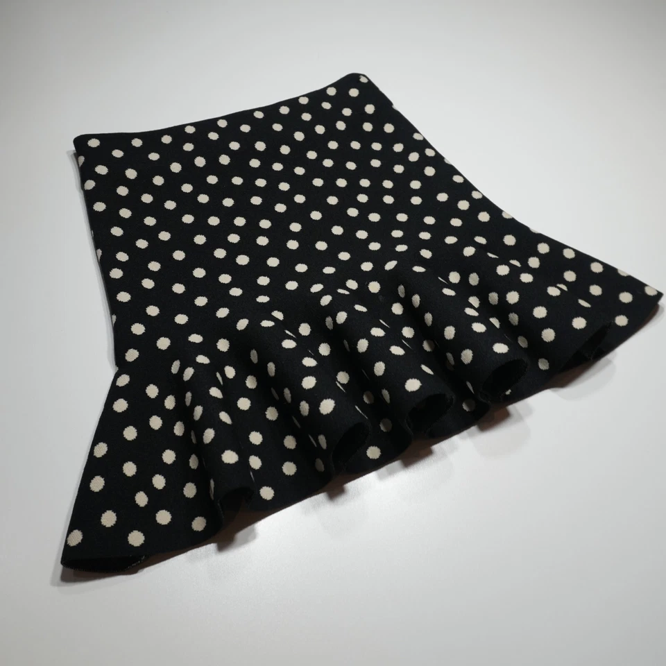 Express Flare юбка женщин маленький тела контур трикотажа в горошек пеплум рыбий хвост кромки - Изображение 2 из 4