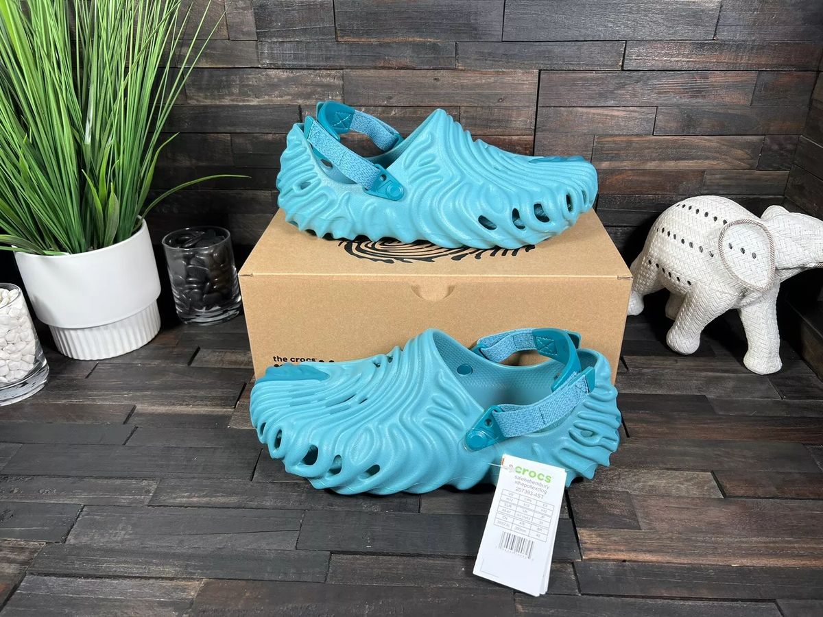 【WOOHWA】MODISH WIDE SL ✔️Salehe Bembury Crocs Pollex Clog 11 Tide Blue 207393-4ST