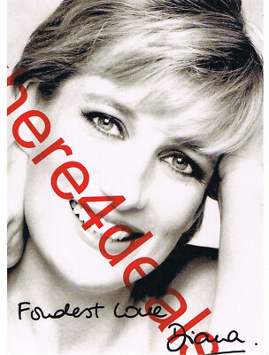PRINCESS DIANA Photo 4x6 Lady Di Royal Collectibles London England Britain