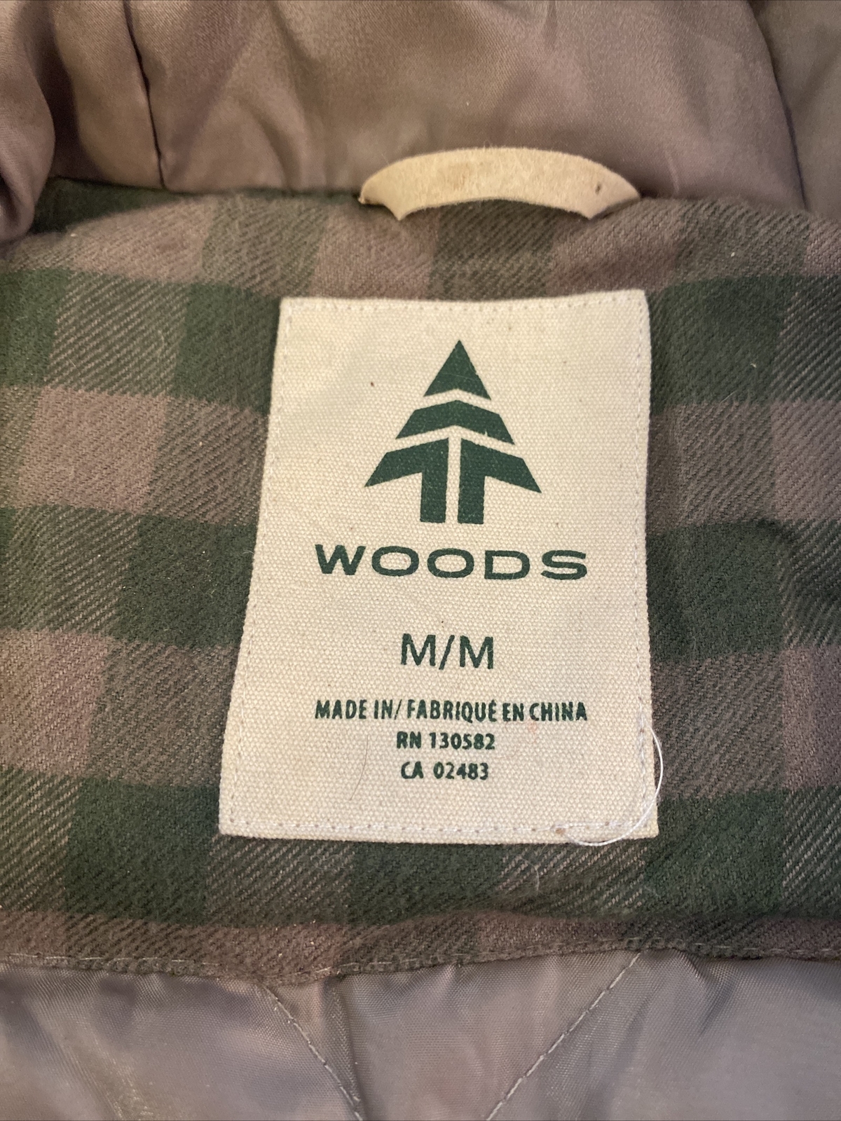 Mens Woods Canada Orlicke Black Down Parka Jacket Sz.… Gem