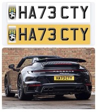 HATE HA73 CTY cherished Number Plate dvla 73 reg manchester CITY United Football