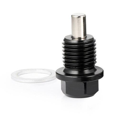 Magnetische Ölablassschraube Motorölwanne M14x1,5 Für Audi VW Seat Skoda Schwarz - Bild 5 von 7
