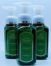 3 BATH BODY WORKS WHITE BARN VANILLA BEAN NOEL GENTLE FOAMING HAND SOAP 8.75oz