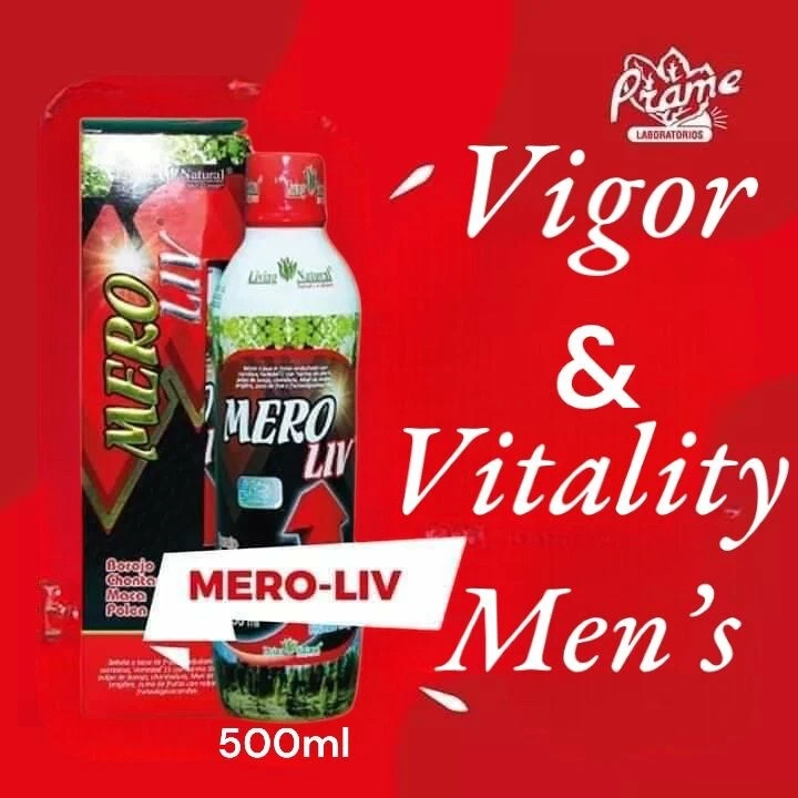 Formulación para hombre Mero Liv potente para vigor y vitalidad 500 ml Foto 2 de 3