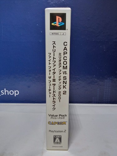 CAPCOM VS SNK 2 STREET FIGHTER 3rd STRIKE VALUE PACK PLAYSTATION 2 PS2 - *JAP* - Imagen 2 de 5