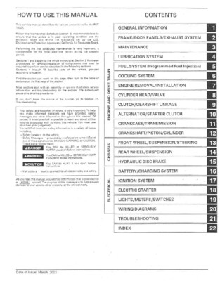 Honda RVT 1000 R RC51 SP1 & SP2 Service-Shop-Repair Manual PRO