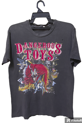 VINTAGE 1991 DANGEROUS TOYS ROCK METAL TOUR CONCERT T-SHIRT LA