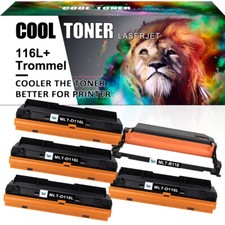 4x MLT-D116L Toner 1x MLT-R116 Drum Unit for Samsung SL-M2835DW M2885FW M2625D