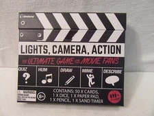 Lights, Camera, Action Game, Sealed, New, Game for Movie Fans, by Paladone