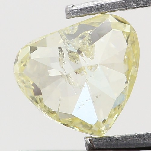 0.22 CT Natural Loose Heart Shape Diamond 3.70 MM Yellow Color Diamond LQ6464 - Picture 9 of 10