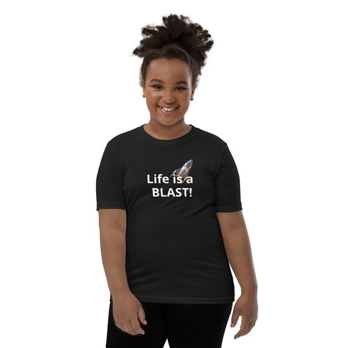 Bang Xoom Life is a Blast Youth Short Sleeve T-Shirt - Picture 2 of 17