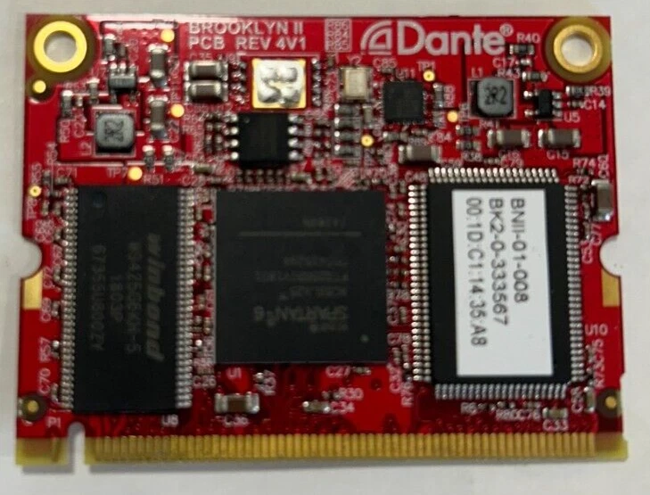 NEW! Audinate Dante Brooklyn 8x8 or 32X32 or 64x64