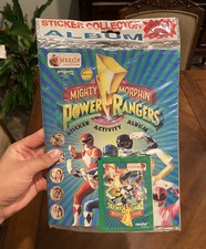 Vintage Mighty Morphin Power Rangers 1994 Sticker  Activity Album RARE