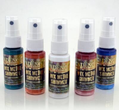 Cadence Mix Media Metallic Shimmer Ink Spray - 25ml