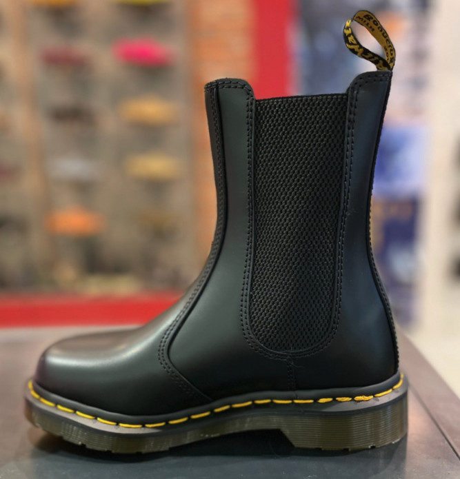Dr.Martens 2976 HI Smooth Black Boots 26964001 | eBay