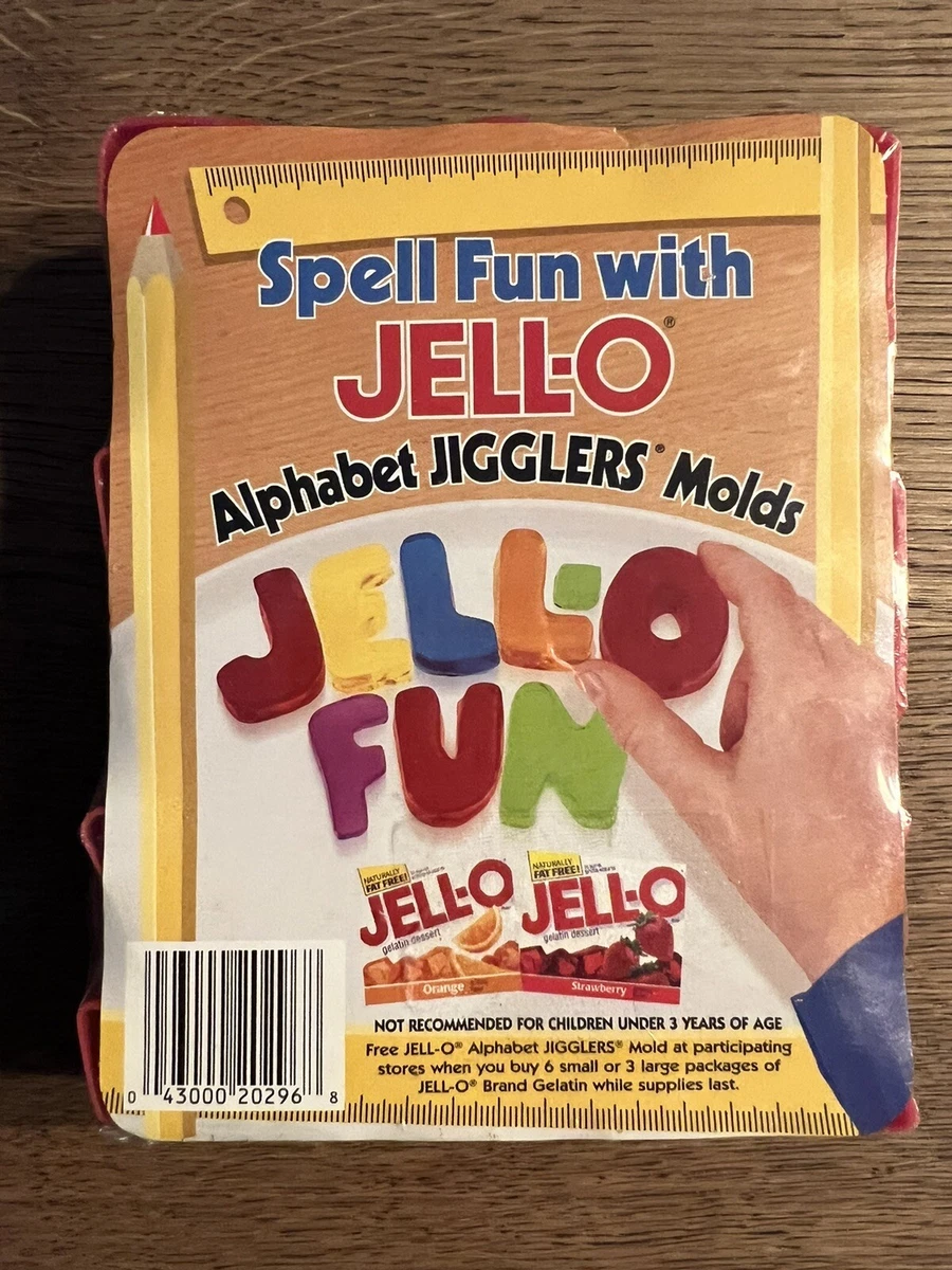 Lot De 17 Moules Vintage JELL-O Jigglers – Alphabet, NASCAR, Foot, Vacances