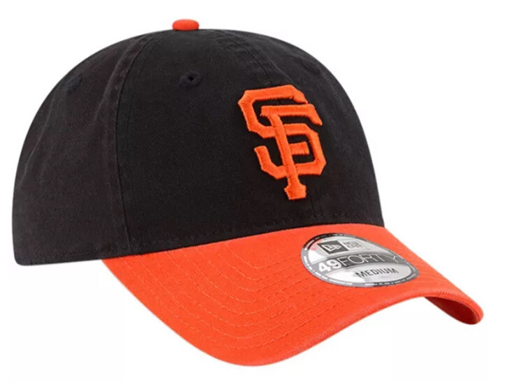 SAN FRANCISCO GIANTS 49FORTY HAT FITTED NEW ERA BLACK/ORANGE CAP