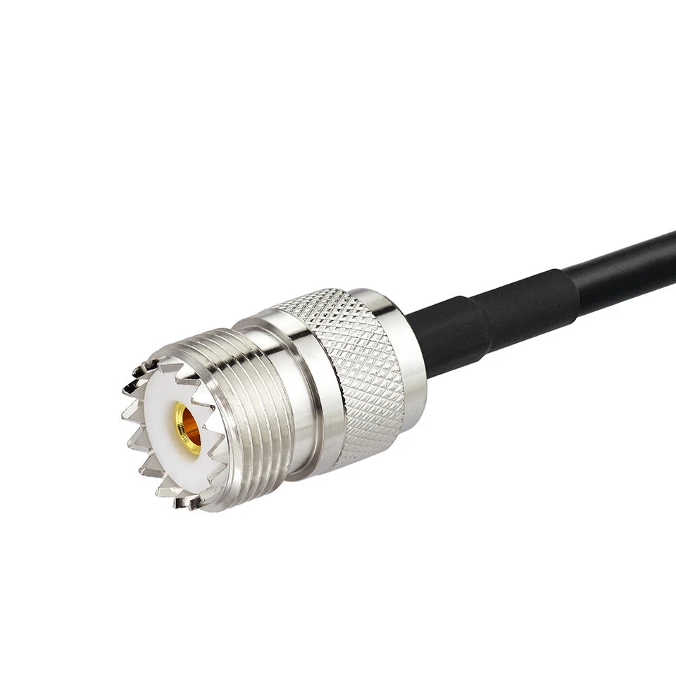 Boat Ship Marine VHF Radio Antenna Cable UHF PL-259 to SO-239 RG58 10ft Cable  - Image 3 of 3