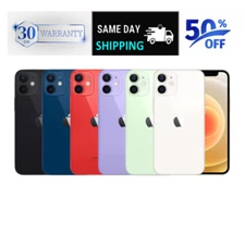 Apple iPhone 12 64GB 128GB Unlocked Verizon AT&T Black Blue Red Fair Condition