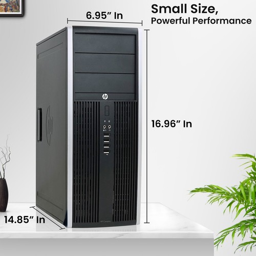 HP Desktop PC Computer Tower Intel i5-2400 16GB Ram 1TB HDD WiFi Windows 11 - Picture 4 of 7