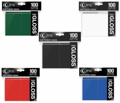 100 Ultra Pro Standard Sleeves - Gloss Eclipse (66x91mm) 