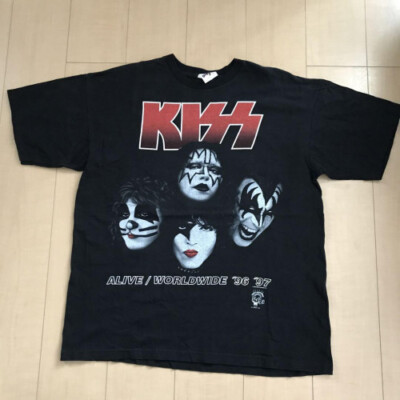 【希少】KISS Tシャツ 1996年製 ブラック XL KISS 1996 T-shirt Size XL black Extremely rare deadstock NM