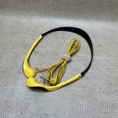 Sony MDR-W20G Neckband Headphones - Silver/Yellow for sale