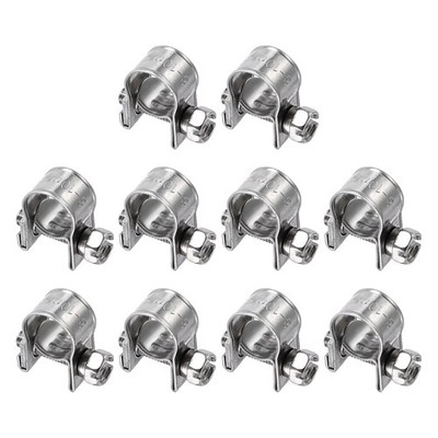 10x Kraftstoffeinspritzschlauchschelle 8-10mm für Gasschlauchschelle