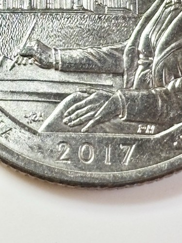 Frederick Douglass 2017P Error Quarter - Machine Doubling - Picture 2 of 8