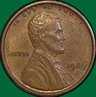 1909-VDB Lincoln Wheat Cent Choice Almost Uncirculated AU+ Coin #35926