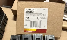 10 x HOM120GFI Square D Homeline Breakers 120V 20A     Breakers