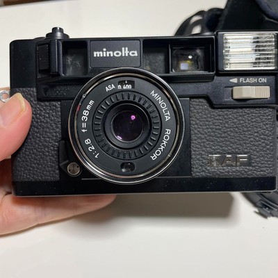 Minolta Hi-Matic AF 35mm f/2.8 Point & Shoot Film Camera 38mm